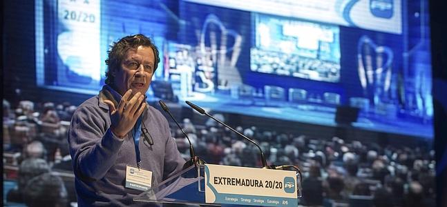 Carlos Floriano, durante su intervención. / Jero Morales (Efe) | Europa Press