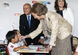 La Reina y José Ignacio Wert, en la inauguración del curso escolar. / Foto: Marcial Guillén (Efe) | Vídeo: Atlas