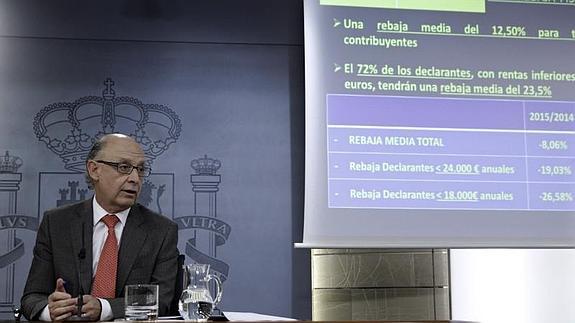 Montoro, durante la rueda de prensa 