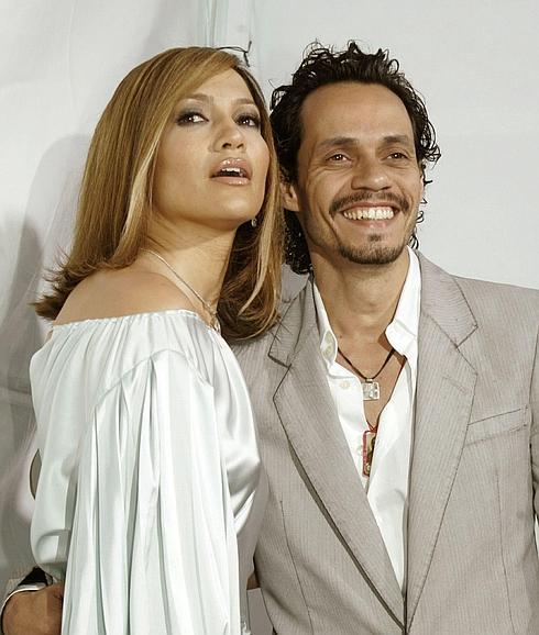 Jennifer Lopez y Marc Anthony. 