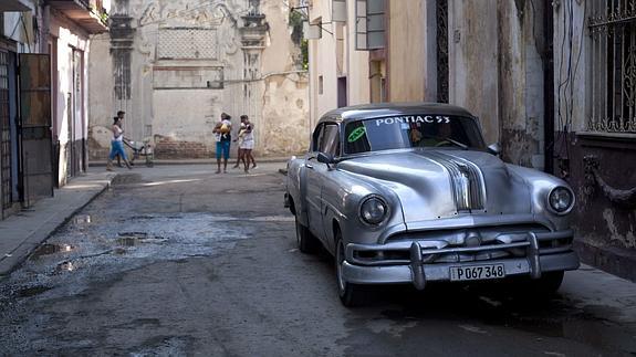 Un vehículo en Cuba.