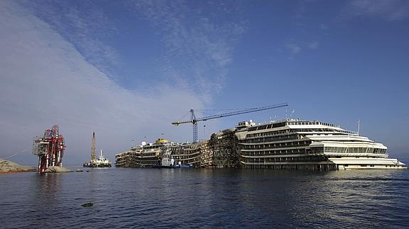 El 'Costa Concordia'.