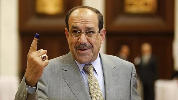 Al Maliki, en abril de esta año