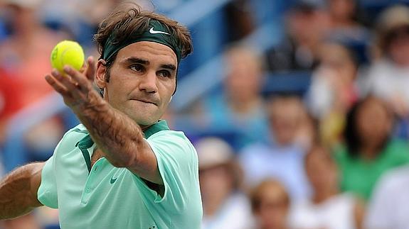 Federer, en el Masters 1.000 de Cincinnati. 