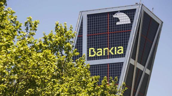 Vista de la sede de Bankia. 