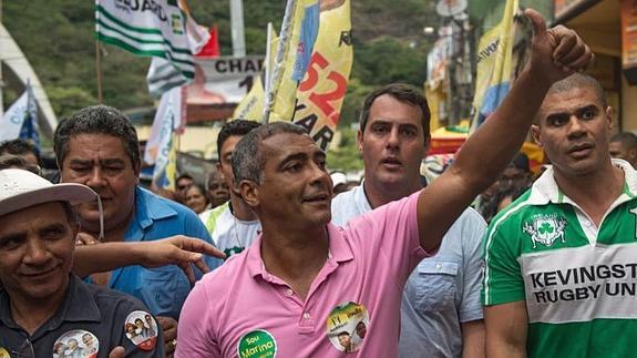 Romario, durante la campaña 