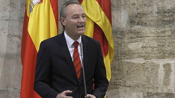 El presidente de la Generalitat valenciana, Alberto Fabra.