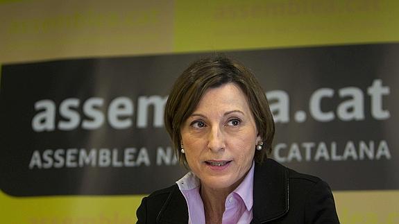 La presidenta de la ANC, Carme Forcadell. 