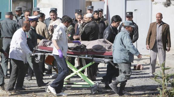 Lugar donde se ha producido el atentado. 