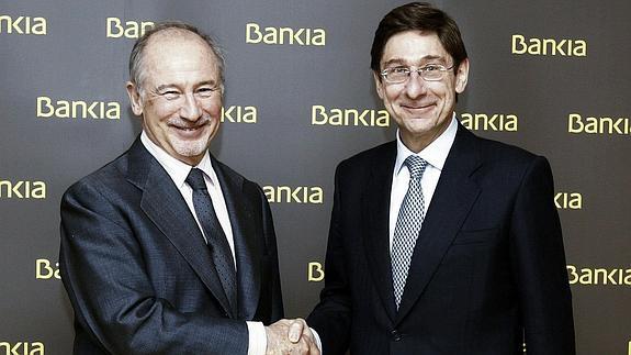 Rodrigo Rato y José Ignacio Goirigolzarri. 