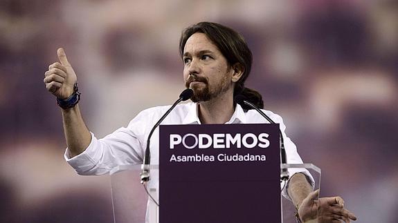 Pablo Iglesias, líder de Podemos. 