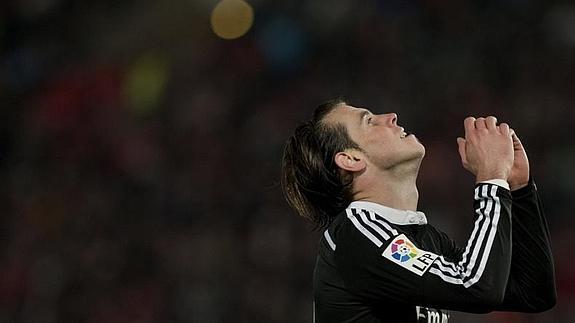 Gareth Bale celebrando el gol. 