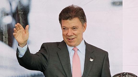 El presidente de Colombia, Juan Manuel Santos. 