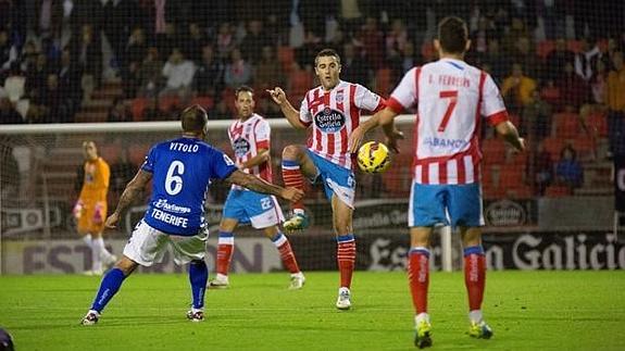 Seoane, en un partido de esta campaña. @CDeportivoLugo