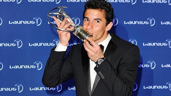 Márquez, con el Laureus a mejor deportista revelación de 2013