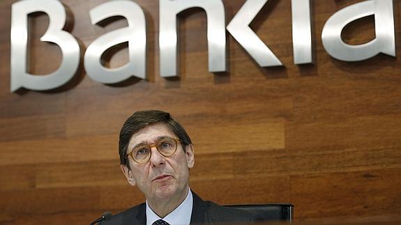 El presidente de Bankia, José Ignacio Goirigolzarri. 