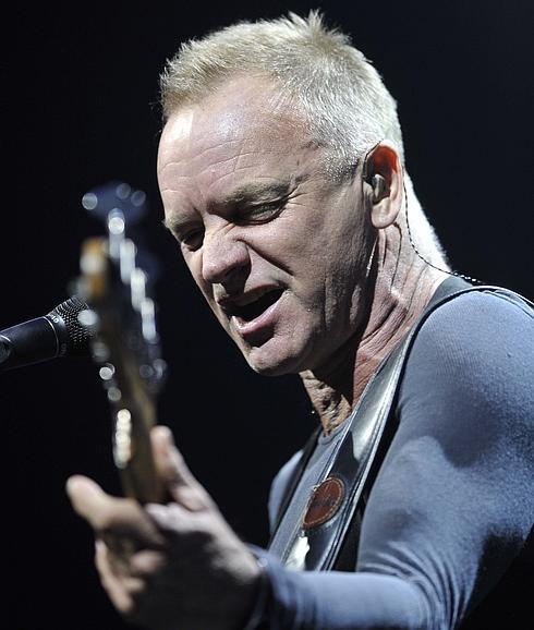 Sting, durante un concierto.