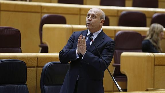 El ministro de Educación, Cultura y Deporte, José Ignacio Wert. 