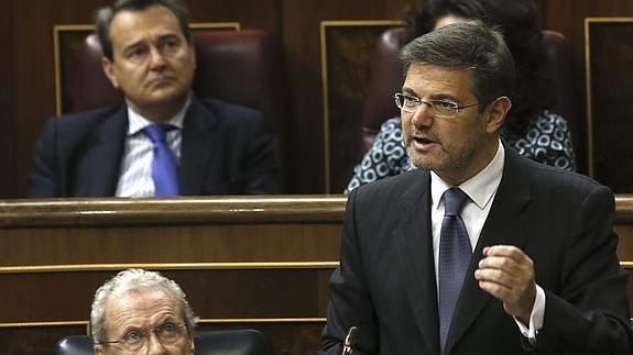 El ministro de Justicia, Rafael Catalá. 