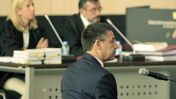 Bartomeu declara en un juicio. 