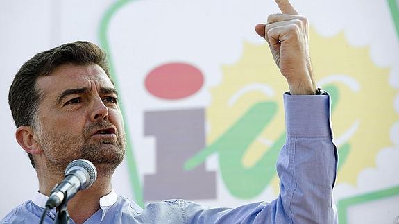 El candidato a la presidencia de la Junta de Andalucía por Izquierda Unida, Antonio Maillo. 