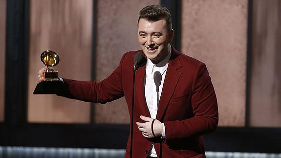 Sam Smith, el día de los Grammy. 