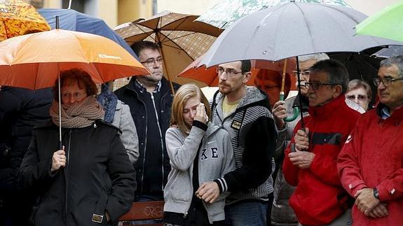 Minuto de silencio en Llinars del Vallès.