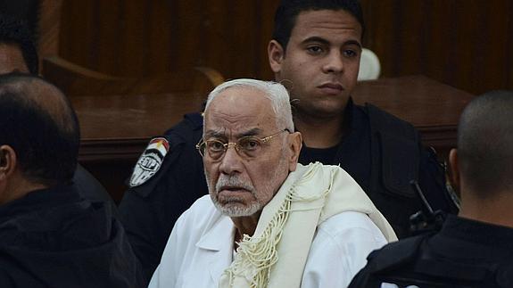 Mohamed Badie, durante el juicio. 