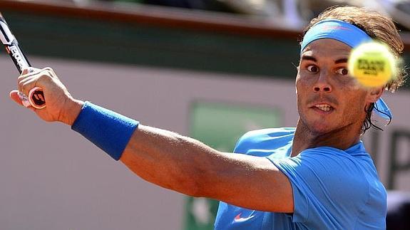 Rafael Nadal, en Roland Garros. 