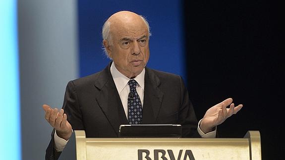 El presidente del BBVA, Francisco González.