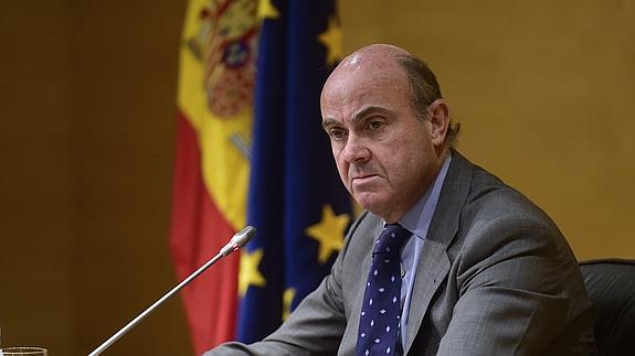 El ministro de Economía, Luis de Guindos.