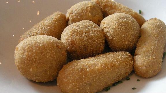 Croquetas de la Taberna Arzábal. 