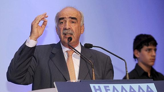 Evangelos Meimarakis, líder de Nueva Democracia.