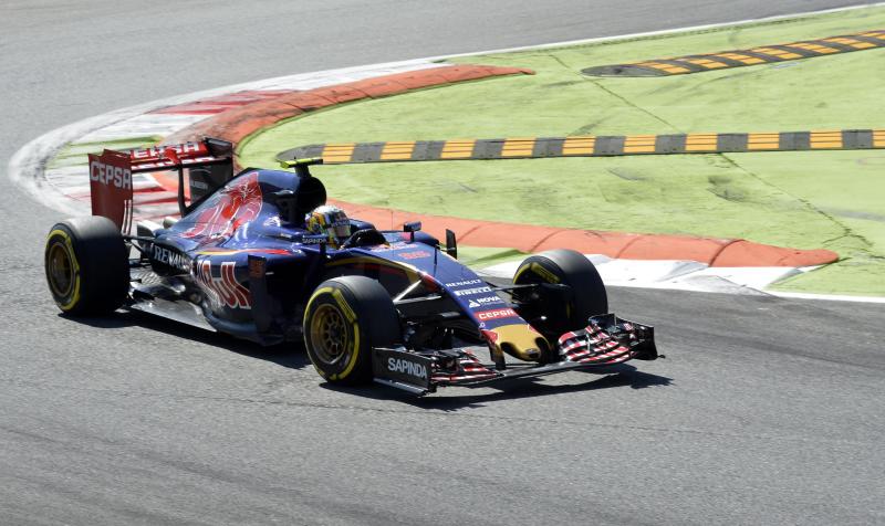 Carlos Sainz durante el GP de Italia. 