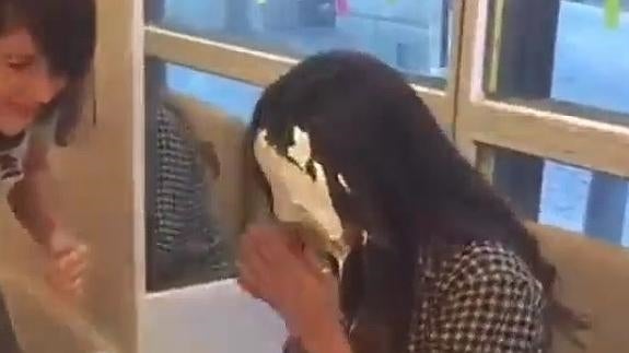 Captura del vídeo de Sara Carbonero. Foto: 