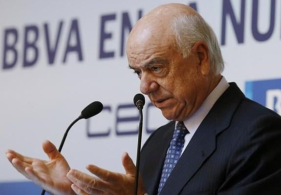 El presidente del BBVA, Francisco González. 