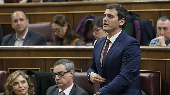 Albert Rivera en el Congreso.