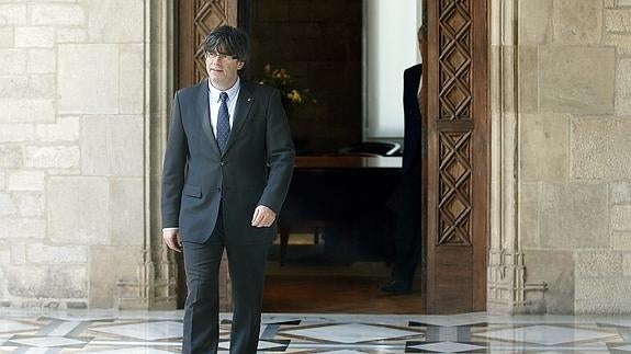 El presidente de la Generalitat, Carles Puigdemont.