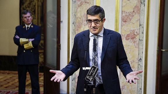 El presidente del Congreso de los Diputados, Patxi López. 