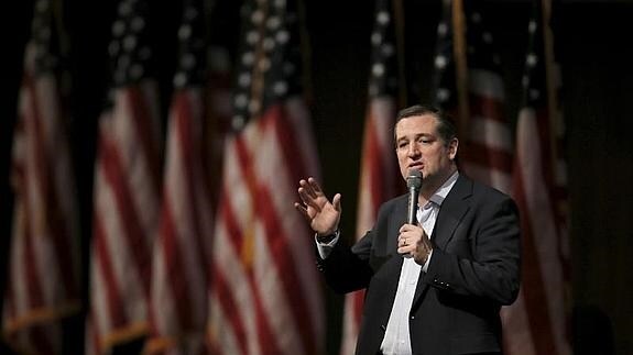 El aspirante a la nominación del Partido Republicano Ted Cruz.