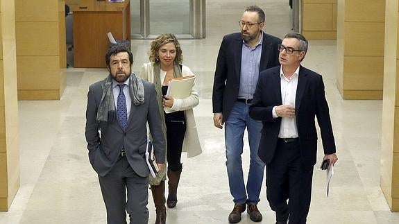 El equipo negociador de Ciudadanos.