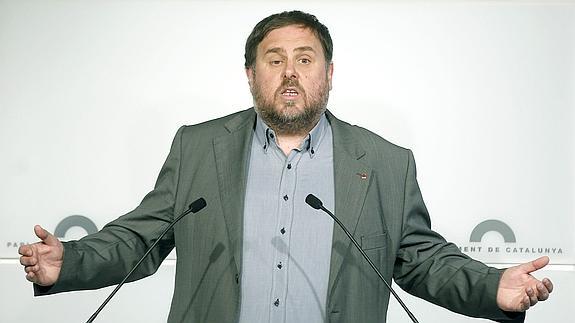 El vicepresidente y conseller de Economía de la Generalitat, Oriol Junqueras. 