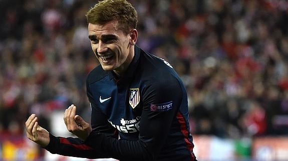 Griezmann celebra un gol. 