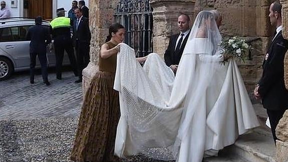 Entrada de la novia en la Iglesia.