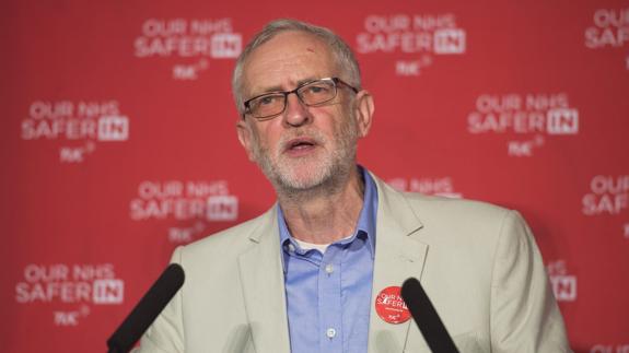 El líder laborista Jeremy Corbyn.