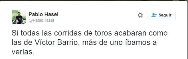 Los tuits más inhumanos por el fallecimiento de Victor Barrio