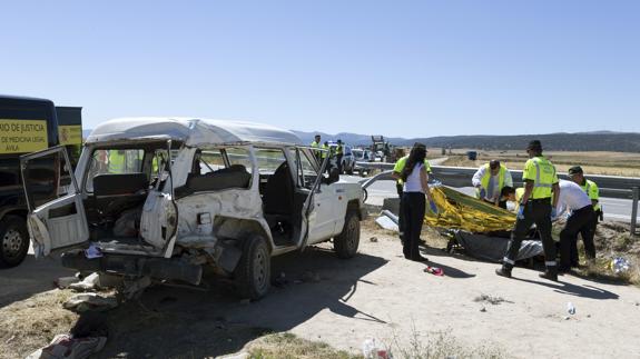 Imagen del accidente. 