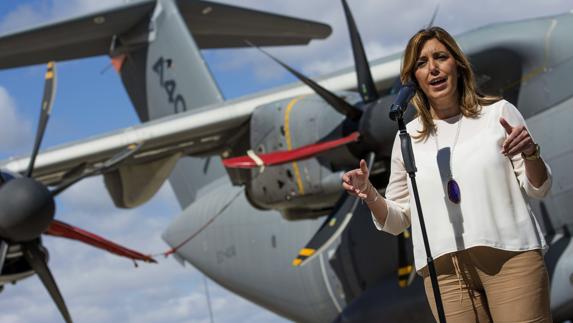 La presidenta de la Junta de Andalucía, Susana Díaz. 