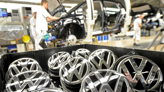 Fábrica de Volkswagen en Wolfsburg, Alemania.
