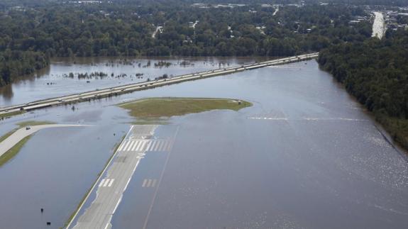 Inundaciones en Carolina del Norte.
